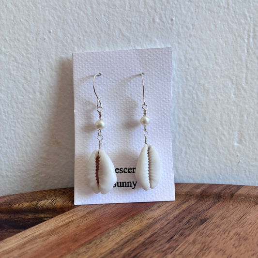 Money Cowrie Earrings