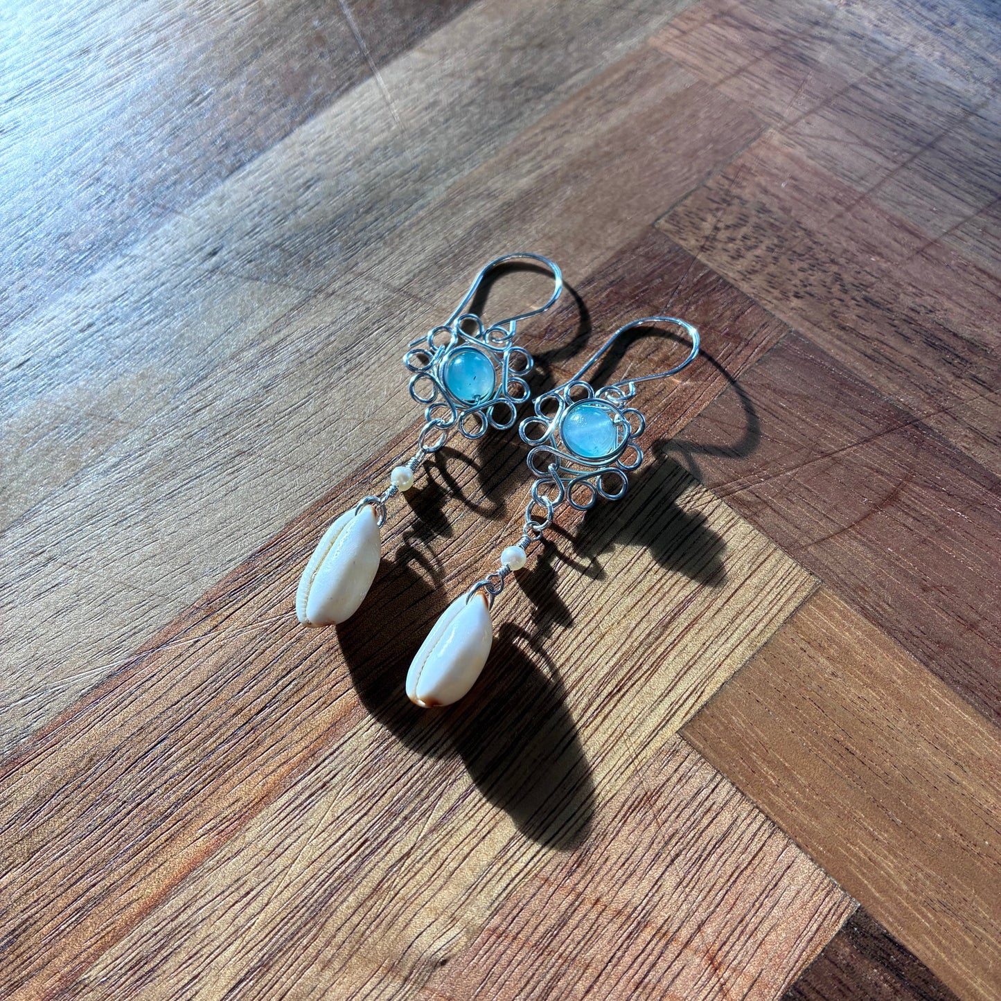 Isabella Cowrie Pua Earrings