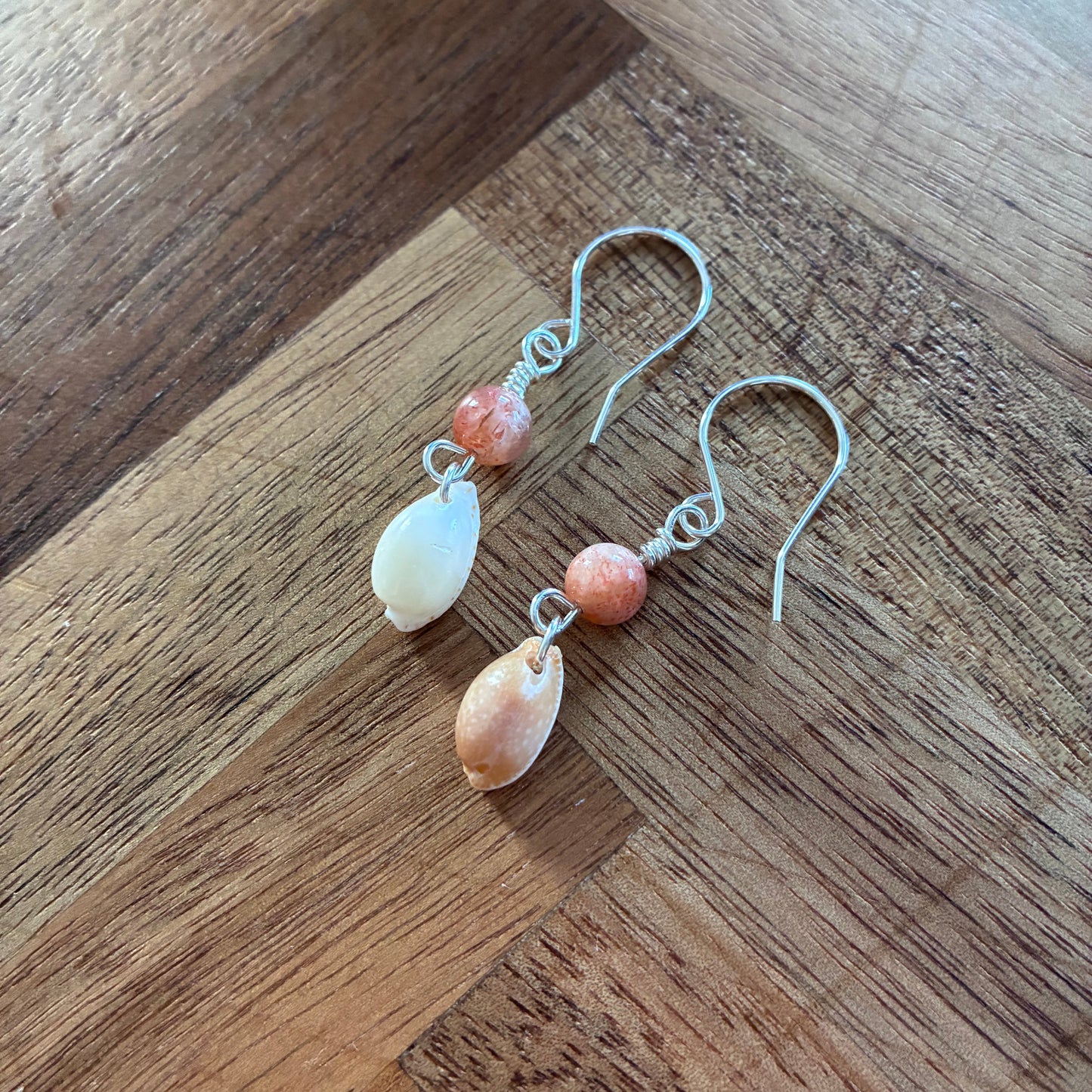 Mixed Cowrie Shell Earrings