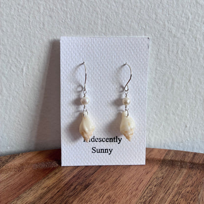 Stromb Shell Earrings