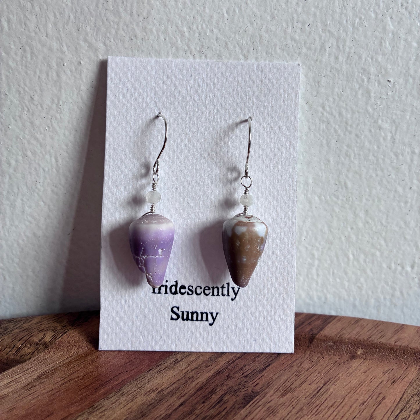 Mixed Cone Shell Earrings