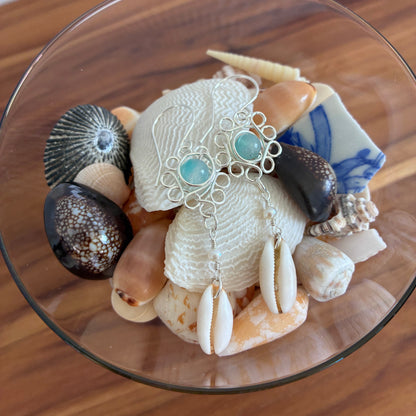 Isabella Cowrie Pua Earrings
