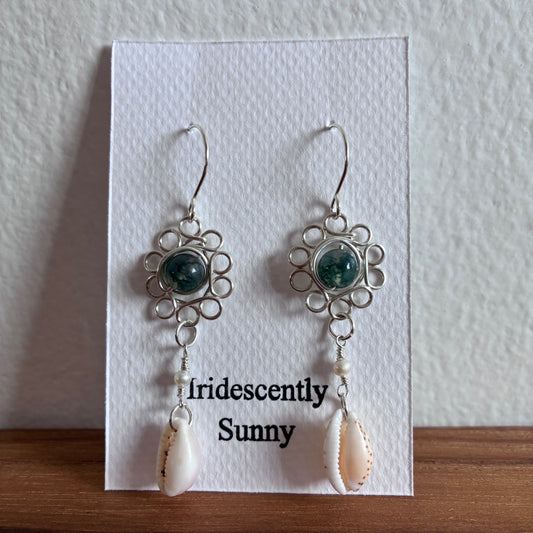 Pua & Mixed Cowrie Shell Earrings