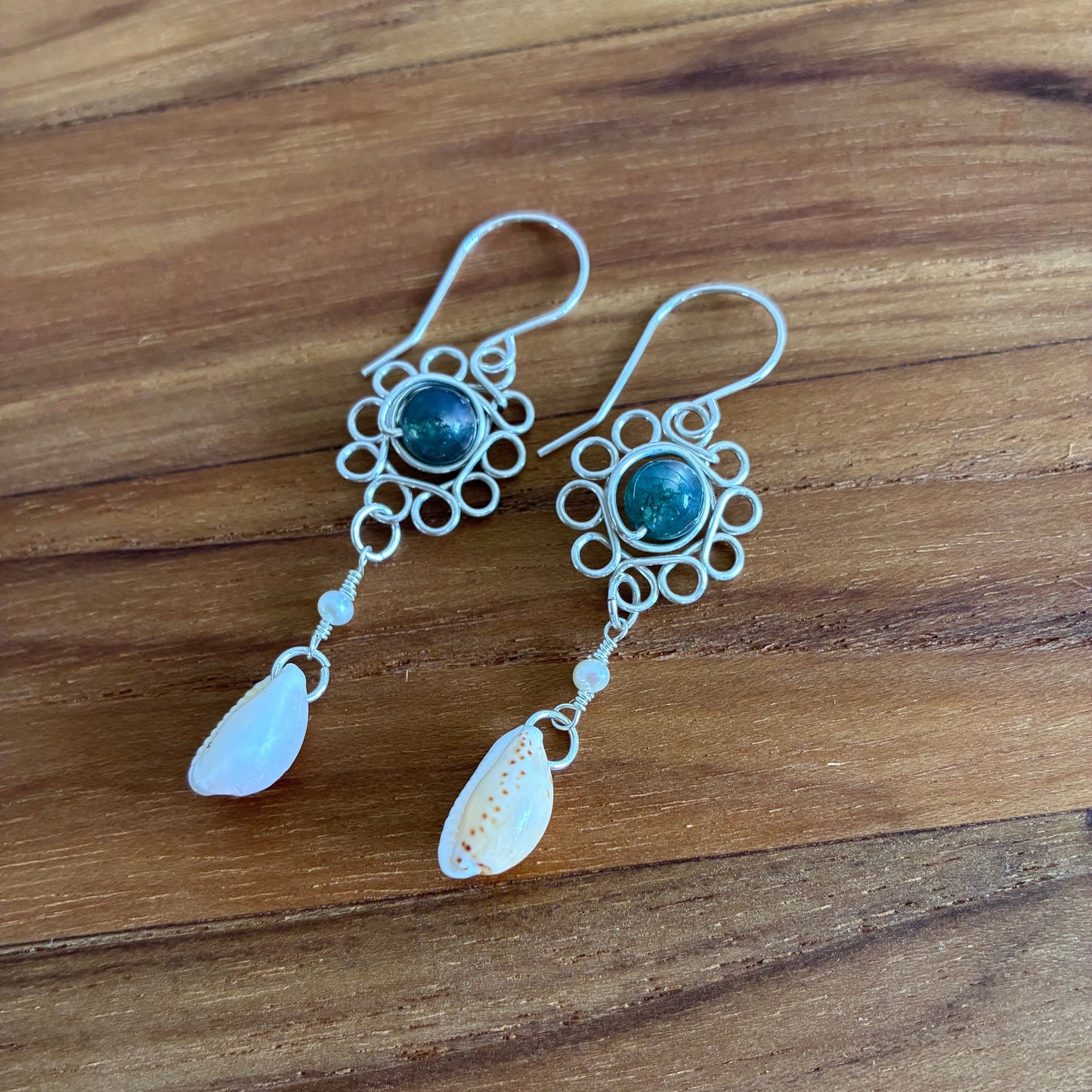 Pua & Mixed Cowrie Shell Earrings