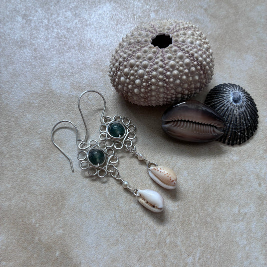 Pua & Mixed Cowrie Shell Earrings